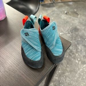 Kids Rock Climbing Shoes, worn a handful of times before we grew out of them.